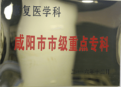康復(fù)醫(yī)學(xué)科咸陽市市級重點(diǎn)?？?><div   id=